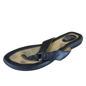 Born Concept Women  Flip Flop‎ Black Synthetic Sz 7 Medium Gently Used 2025